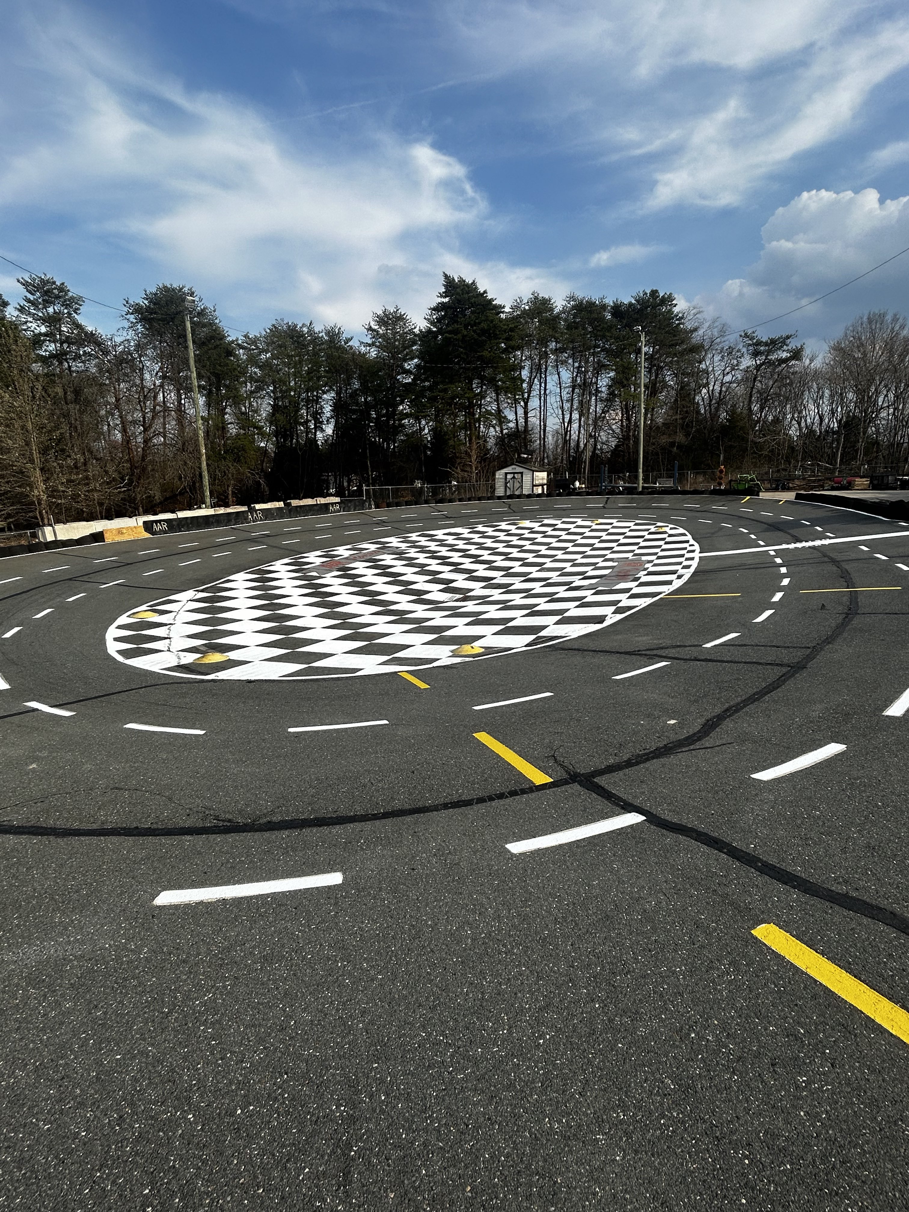 Go Cart Track Left View